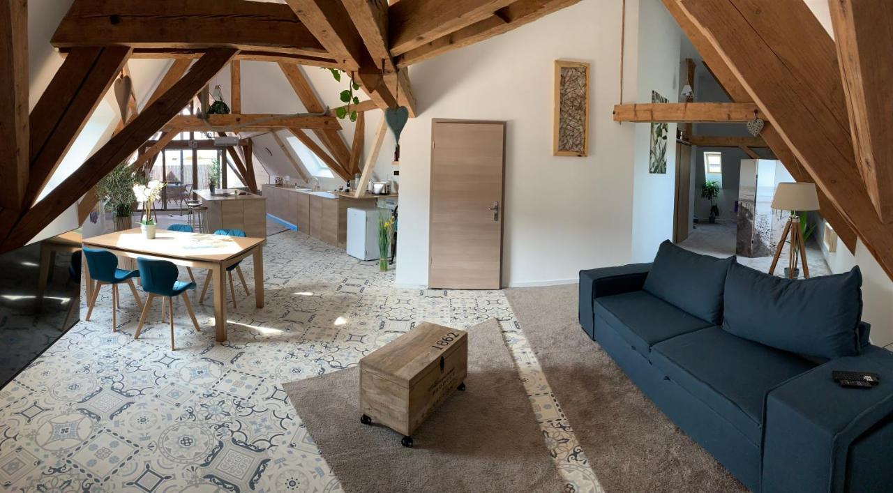 Apartmán Nid De Cigogne Illhaeusern Exteriér fotografie